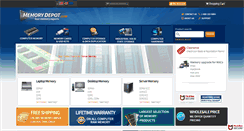 Desktop Screenshot of memorydepot.com